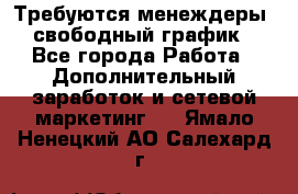 Требуются менеждеры, свободный график - Все города Работа » Дополнительный заработок и сетевой маркетинг   . Ямало-Ненецкий АО,Салехард г.